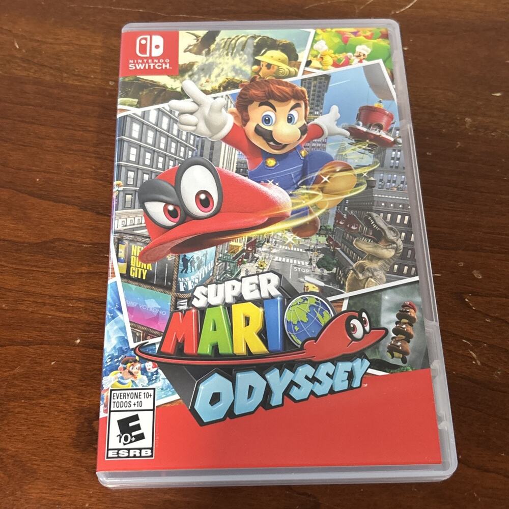 Super Mario Odyssey Video Game And Case - Nintendo Switch - Picture 4 of 6